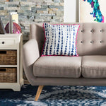 Safavieh Atalia Pillow , PLS792 - Pink/Cream/Navy