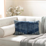 Safavieh Laurena Pillow Blue/Cream, PLS795 - Blue/Cream