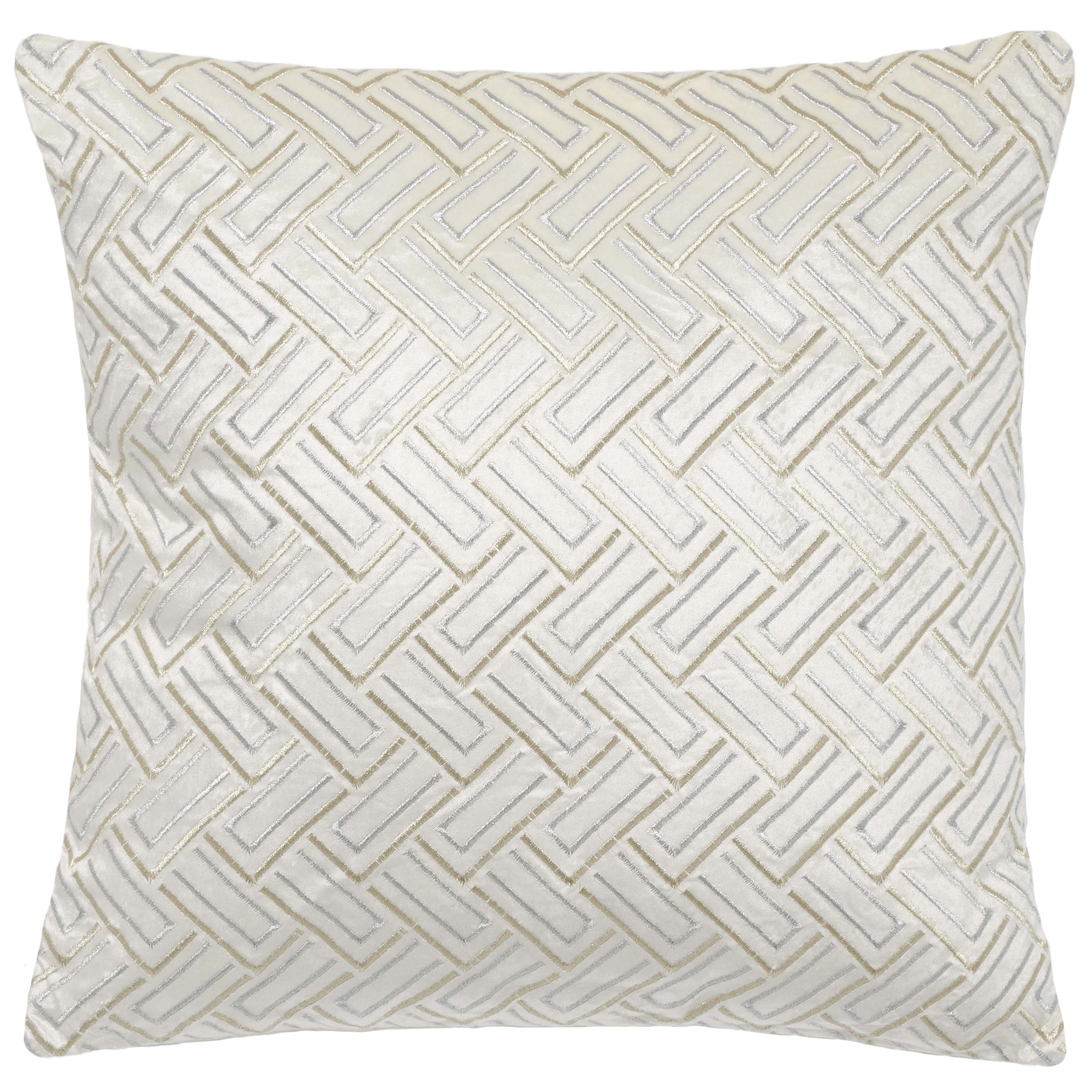 Safavieh Metallic Pillow , PLS853 - Grey / Gold