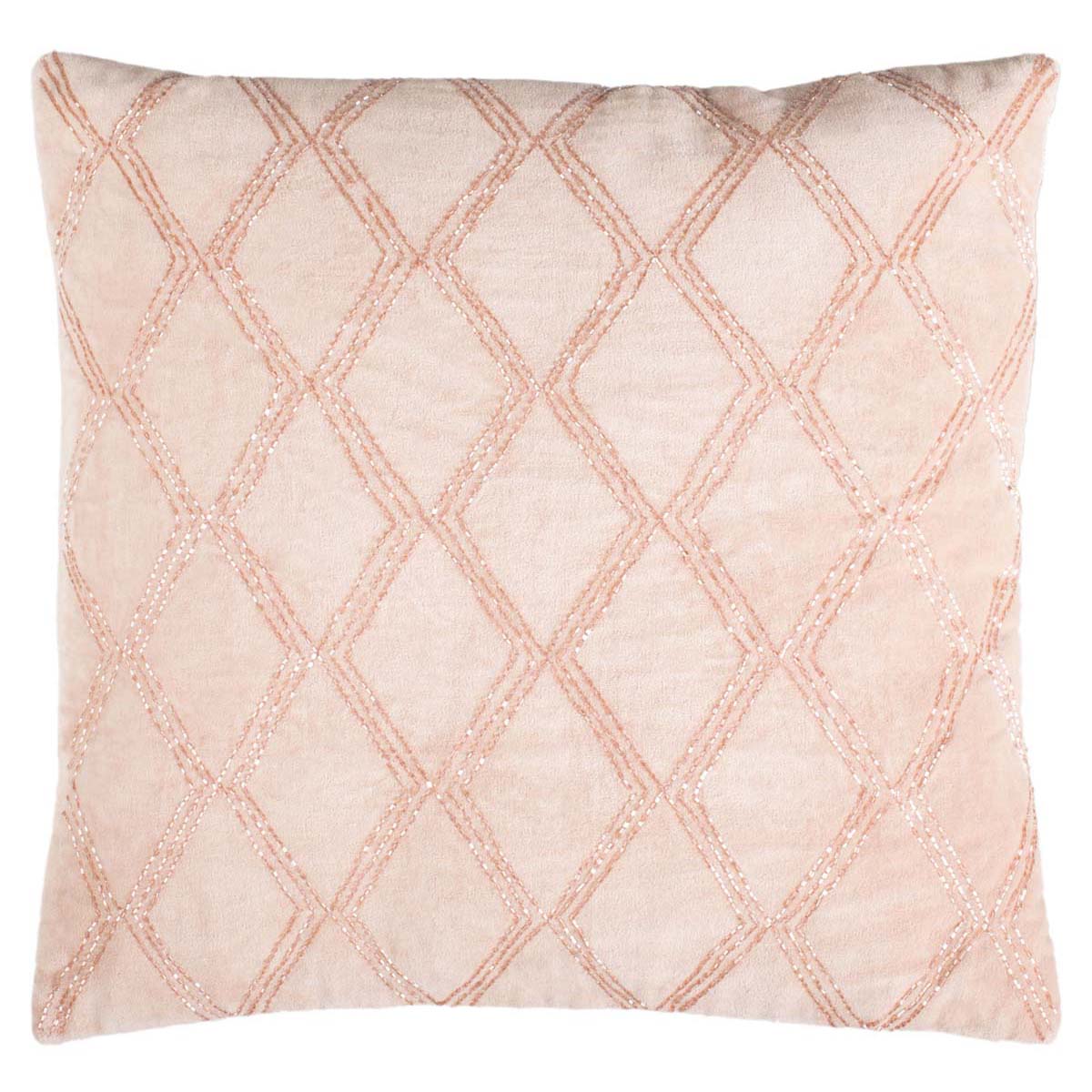 Safavieh Diana Diamond Pillow , PLS865 - Blush