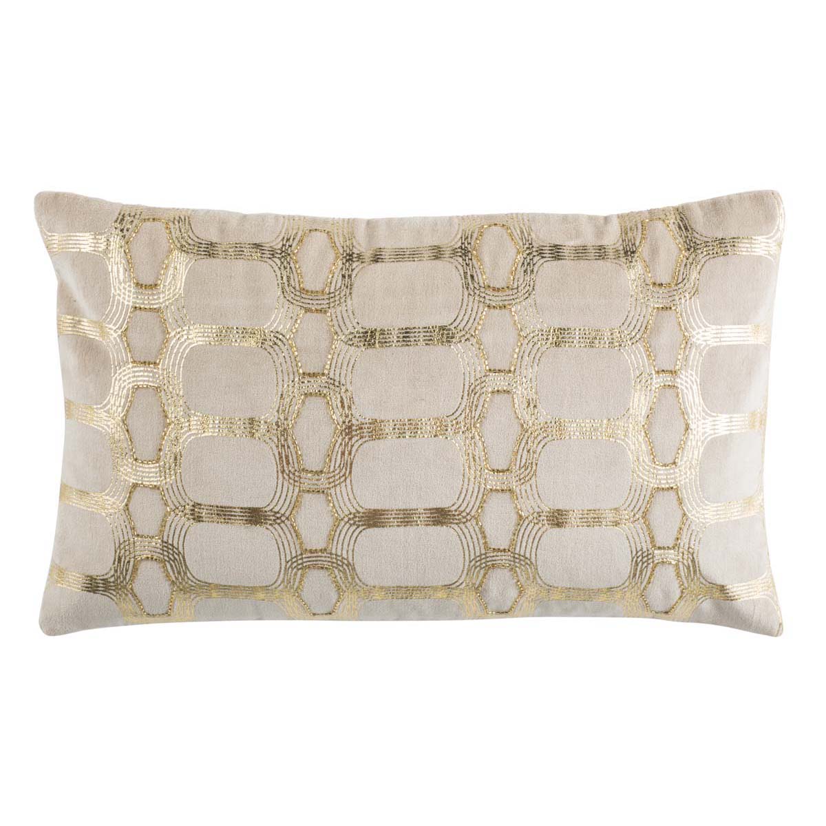 Safavieh Adalie  Pillow Beige/Gold, PLS877 - Beige/Gold