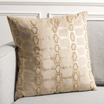 Safavieh Adalie Pillow , PLS877 - Beige / Gold