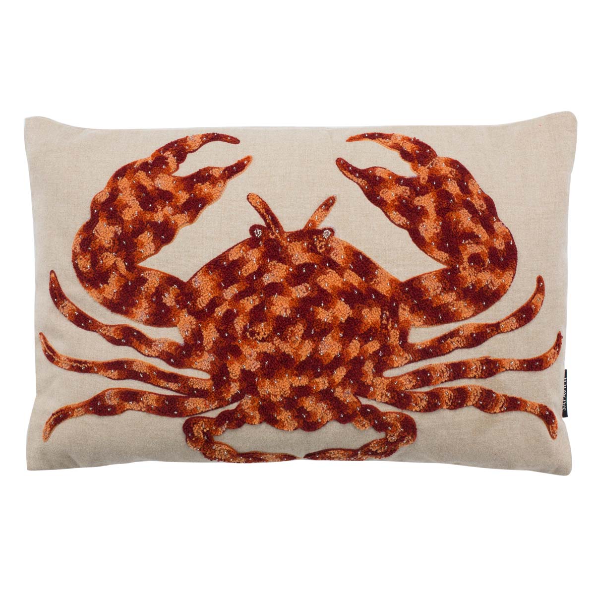 Safavieh Lilia Pillow Beige/Red/Orange, PLS890 - Beige/Red/Orange