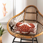 Safavieh Lilia Pillow Beige/Red/Orange, PLS890 - Beige/Red/Orange