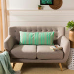 Safavieh Parvin 14 X 30 Pillow , PLS902 - Teal/Beige