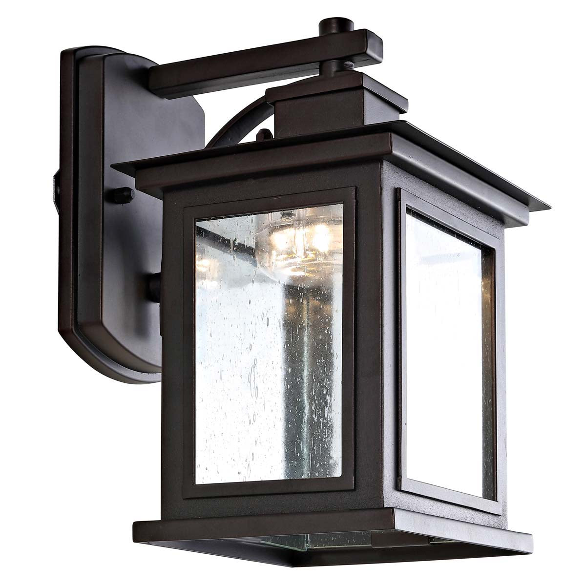 Safavieh Gorgen Outdoor Wall Lantern, PLT4002 - Oil Rubbed Bronze (Black)