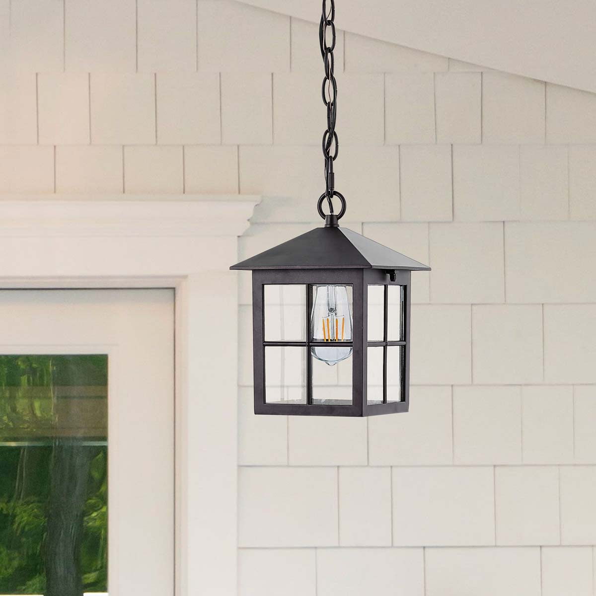 Safavieh Penryn Outdoor Pendant/Black , PLT4031 - Oil Rub Bronze