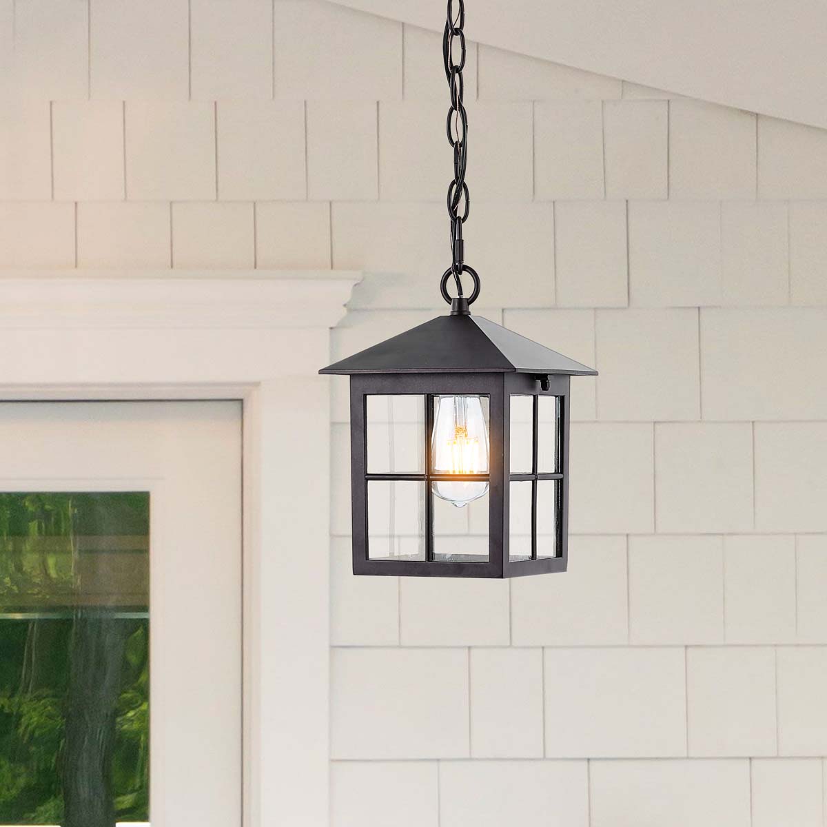 Safavieh Penryn Outdoor Pendant/Black , PLT4031 - Oil Rub Bronze
