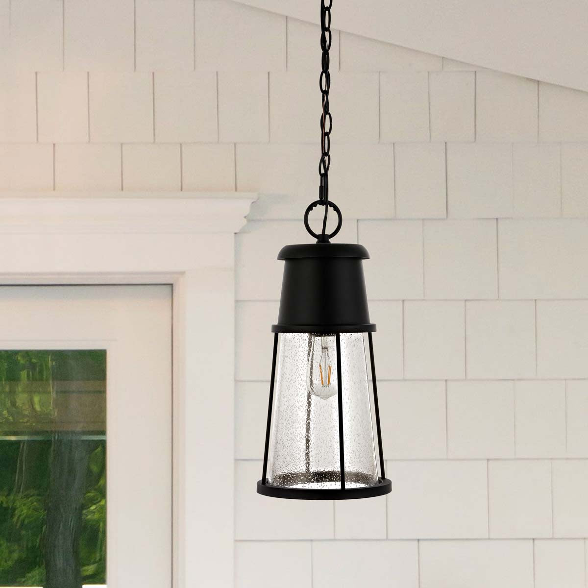 Safavieh Laela Outdoor Pendant/Black , PLT4035 - Black