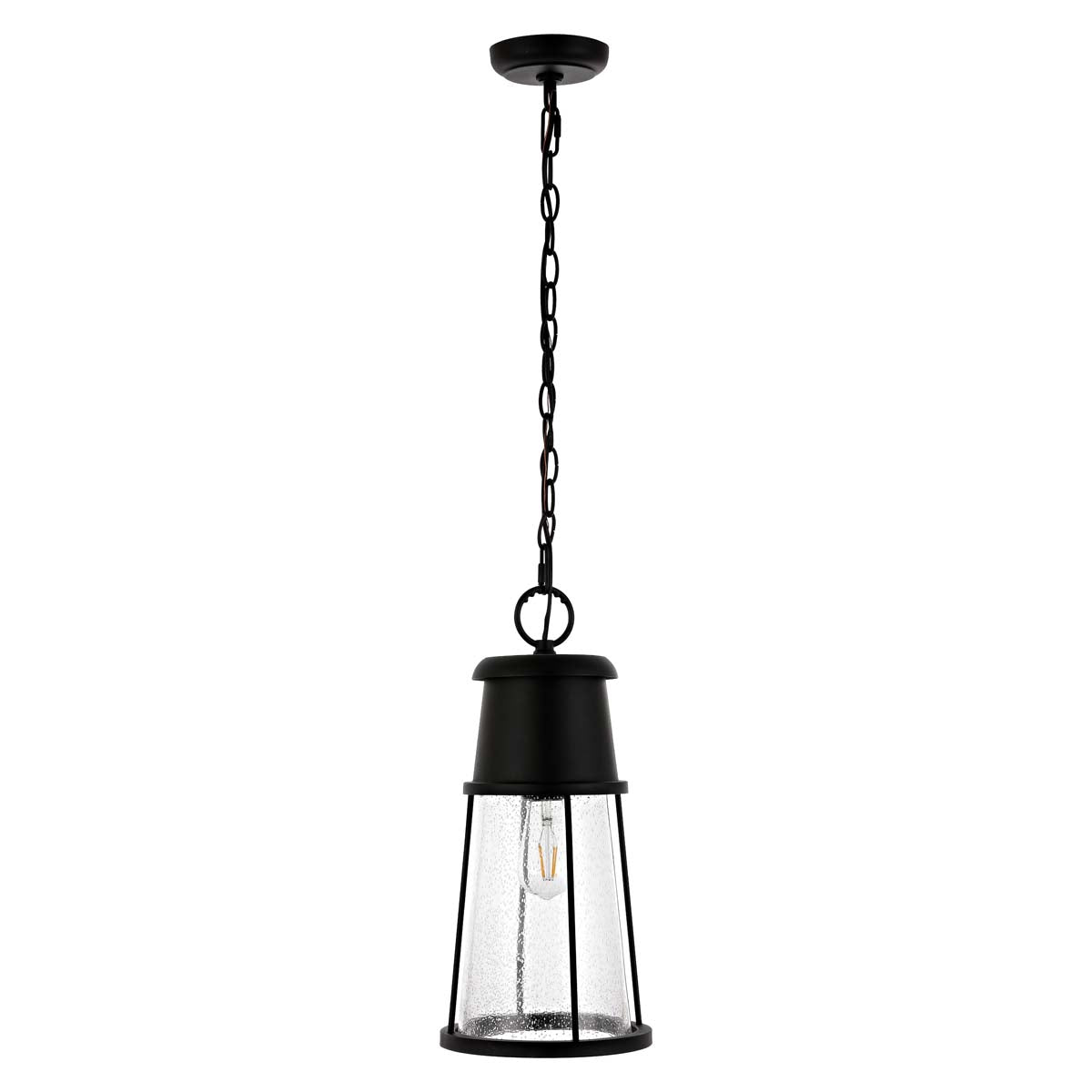 Safavieh Laela Outdoor Pendant/Black , PLT4035 - Black