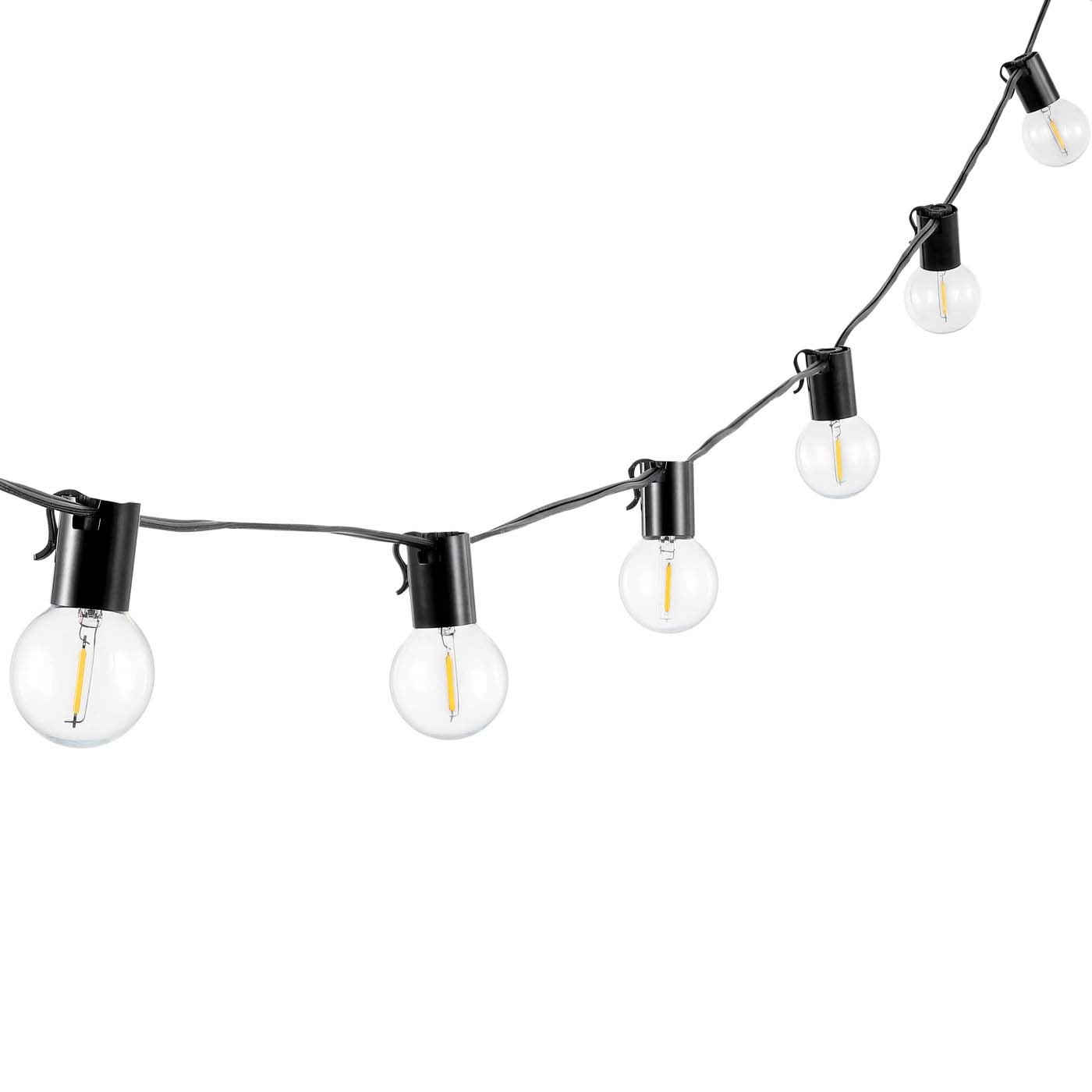 Safavieh Huron LED Outdoor String Lights , PLT4045 - Black