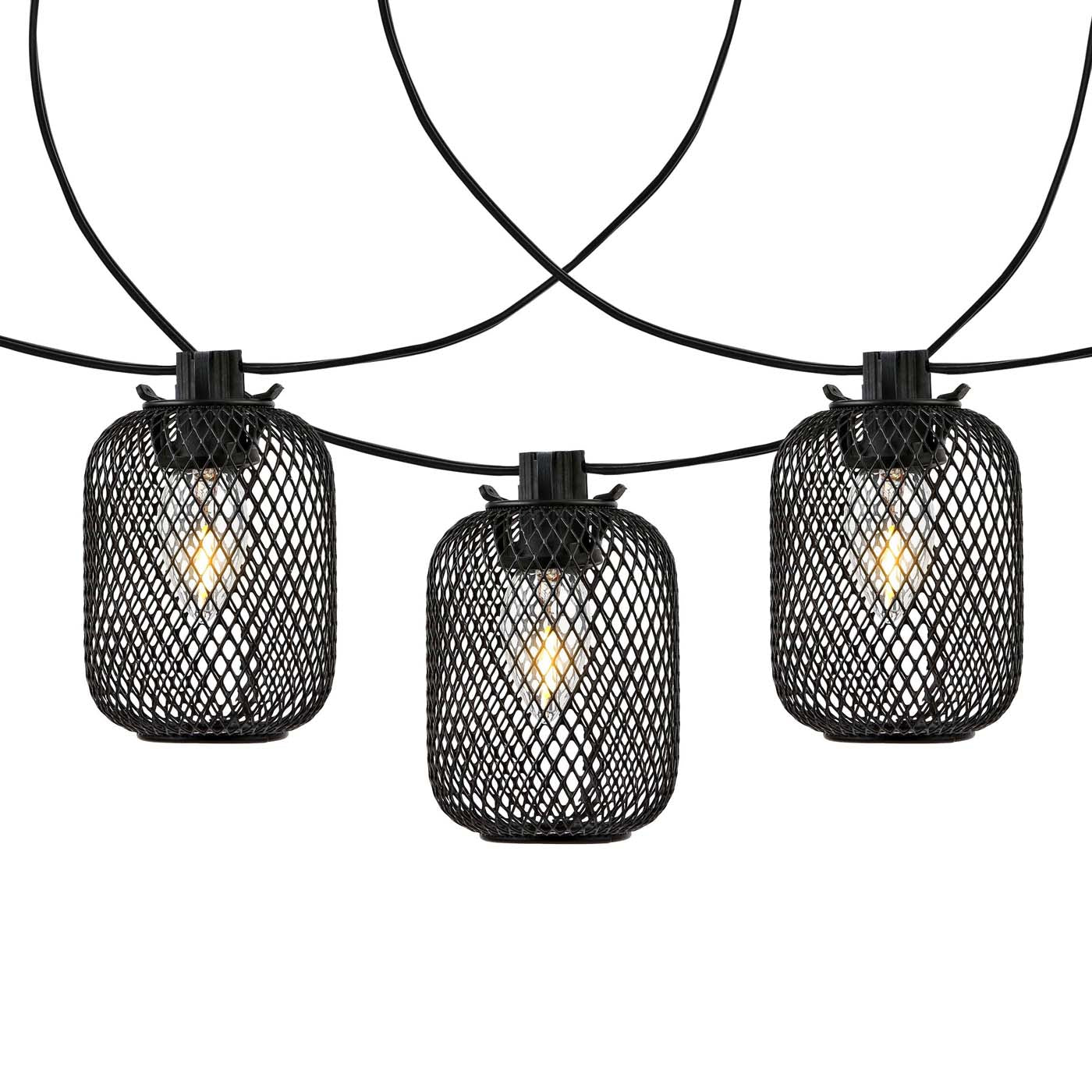 Safavieh Jepsen LED Outdoor String Lights , PLT4047 - Black