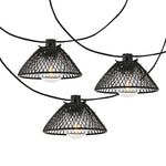 Safavieh Junia LED Outdoor String Lights , PLT4048 - Black