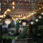 Safavieh Junia LED Outdoor String Lights , PLT4048 - Black