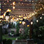 Safavieh Ellina LED Outdoor String Lights , PLT4054 - Black