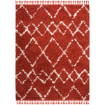 Safavieh Pro Lux Shag 434 Rug, PLX434 - Rust / Creme