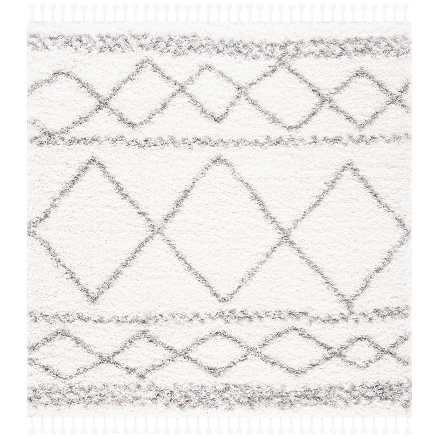 Safavieh Pro Lux Shag 436 Rug, PLX436 - Ivory / Grey