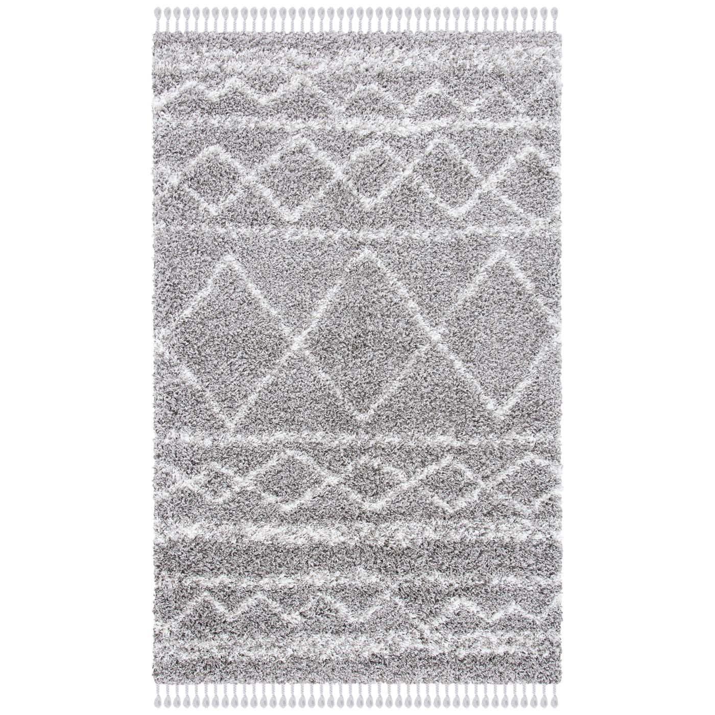 Safavieh Pro Lux Shag 436 Rug, PLX436 - Grey / Ivory