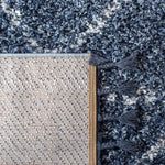 Safavieh Pro Lux Shag 436 Rug, PLX436 - Blue / Ivory