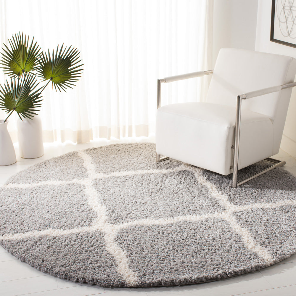 Safavieh Parma Shag 521 Rug, PMA521 - Grey / Cream