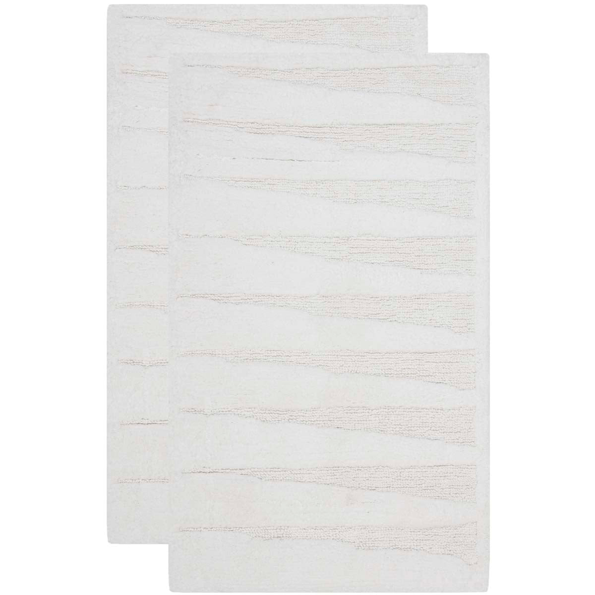 Safavieh Regatta Bathmat 629 Rug, PMB629 (Set of 2) - White