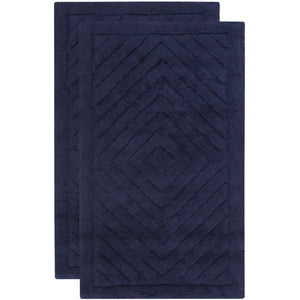 Safavieh Marquis Diamond Bathmat 635 Rug(Set of 2), PMB635 (Set of 2)