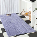 Safavieh Spa Stripe Tufted Bathmat  720 Rug, PMB720 - Grey