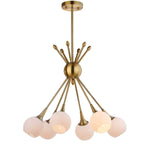 Safavieh Justine 6 Light 22 Inch Dia Adjustable Pendant , PND4002 - Brass Gold