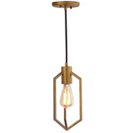 Safavieh Eastwood 6 Inch Dia Adjustable Pendant, PND4009 - Gold