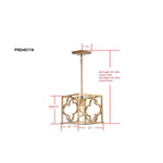 Safavieh Rabia Trellis Pendant, PND4017 - Gold