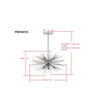 Safavieh Willa Pendant, PND4021 - Silver