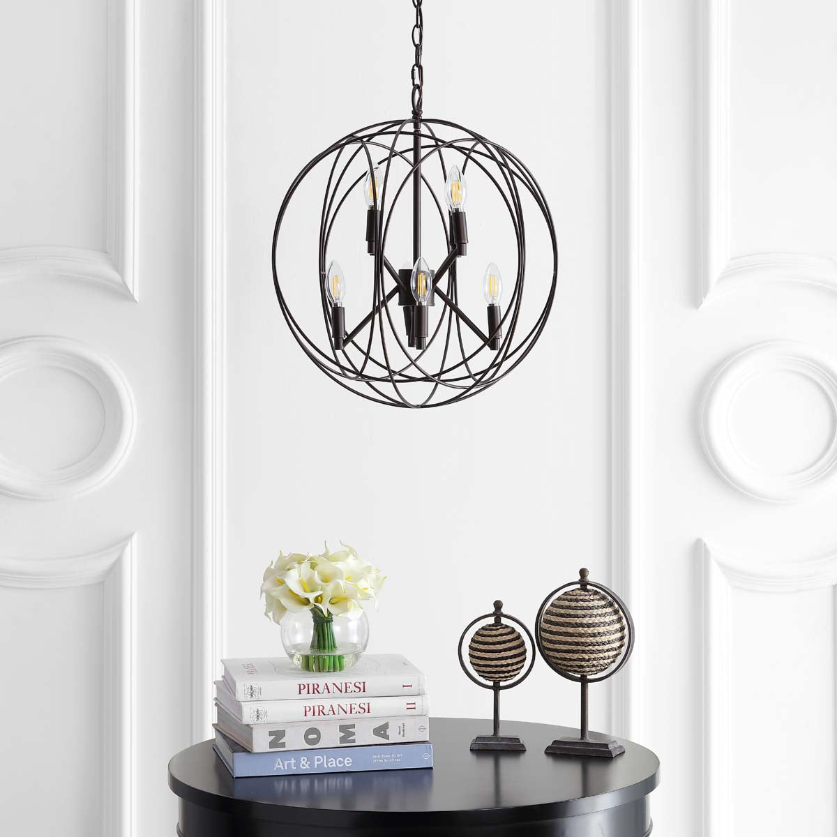 Safavieh Raylon Pendant, PND4056 - Dark Grey