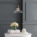 Safavieh Saul Pendant, PND4070 - Dark Grey/Brass Gold