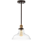 Safavieh Saul Pendant, PND4070 - Dark Grey/Brass Gold