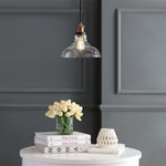 Safavieh Saul Pendant, PND4070 - Dark Grey/Brass Gold