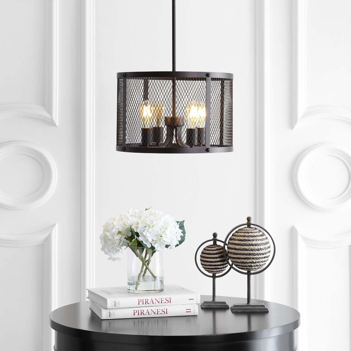 Safavieh Sylas Pendant, PND4077 - Dark Grey