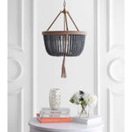 Safavieh Adra Pendant, PND4084 - Brass Gold/Dark Grey