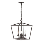 Safavieh Rosalen 4Lt Pendant, PND4086 - Oil Rubbed Bronze (Black)