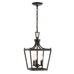 Safavieh Larton 3Lt Pendant, PND4089 - Oil Rubbed Bronze (Black)