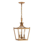 Safavieh Larton 3Lt Pendant, PND4089 - Gold Painted