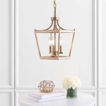 Safavieh Larton 3Lt Pendant, PND4089 - Gold Painted