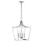 Safavieh Nichi 4Lt Pendant, PND4090 - Chrome