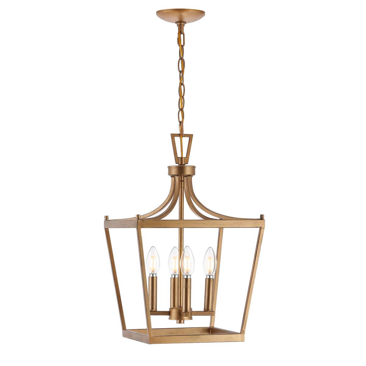 Safavieh Nichi 4Lt Pendant, PND4090 - Gold Painted