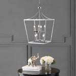 Safavieh Vallor 8Lt Pendant, PND4092 - Chrome