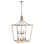 Safavieh Vallor 8Lt Pendant, PND4092 - Gold Painted