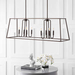 Safavieh Onia 8Lt Pendant, PND4095 - Oil Rubbed Bronze (Black)
