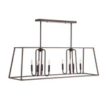 Safavieh Onia 8Lt Pendant, PND4095 - Oil Rubbed Bronze (Black)