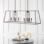 Safavieh Onia 8Lt Pendant, PND4095 - Oil Rubbed Bronze (Black)
