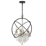 Safavieh Sabina Pendant, PND4101 - Nickel/Black