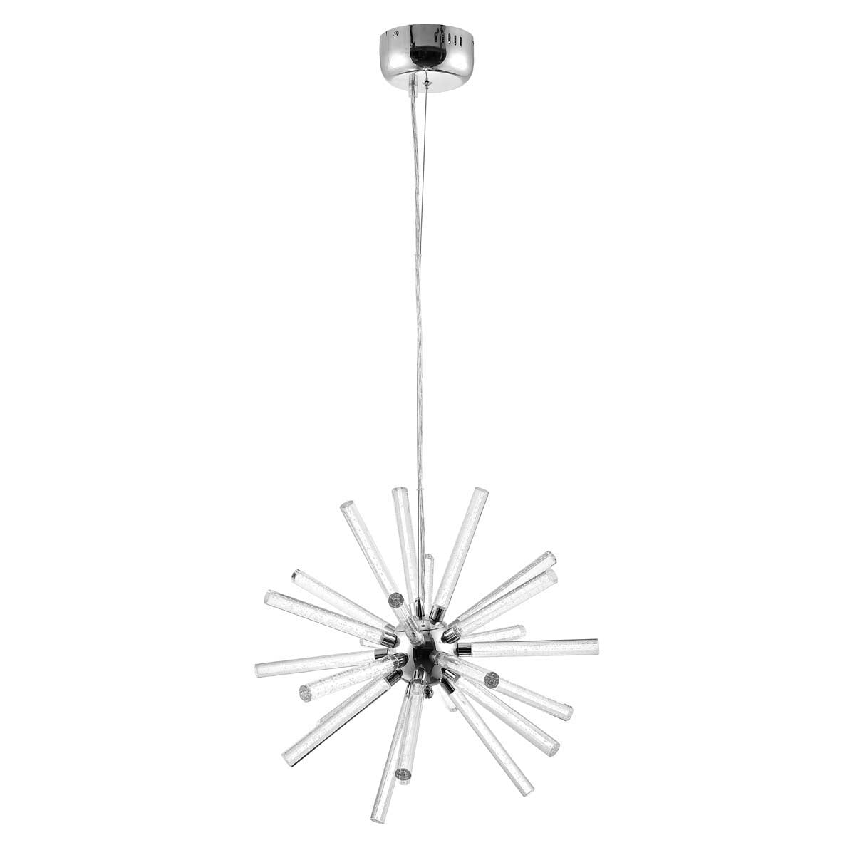 Safavieh Gema Led Pendant, PND4103 - Chrome/Clear